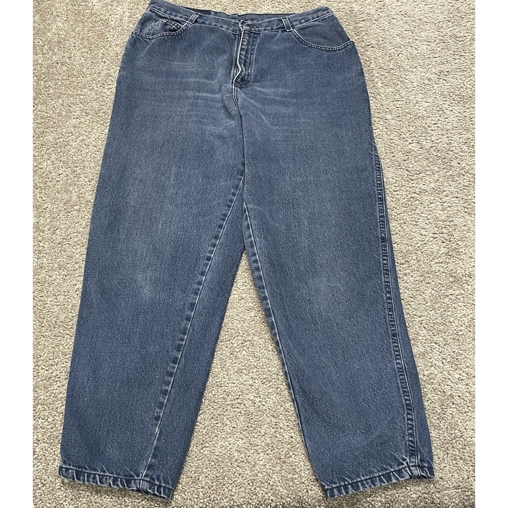 Gitano Womens High Waisted Light Wash Vintage Denim 1990 Mom Jeans size 16 90's